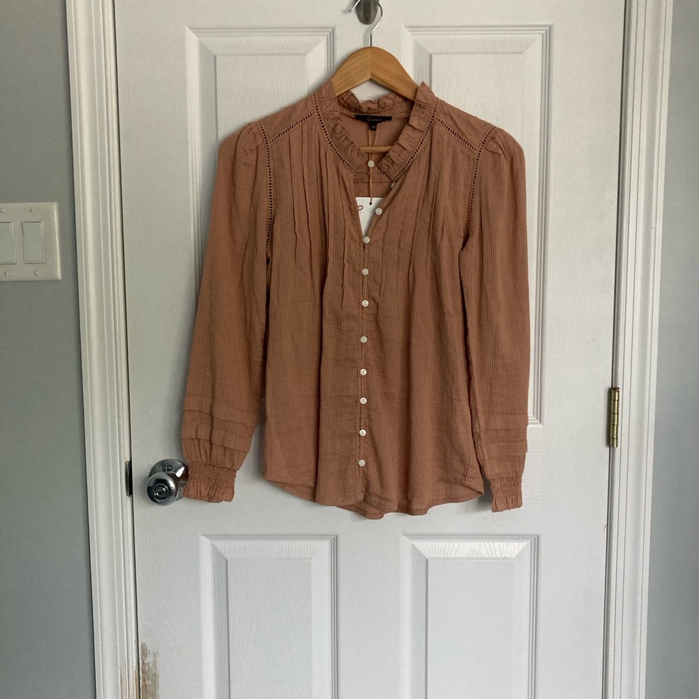 Quince Organic Cotton French Peasant Blouse - Picture 5 of 5